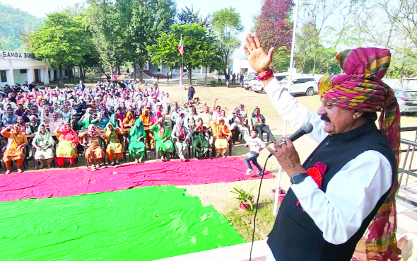 BJP working for Viksit Bharat, transforming J&K : Slathia