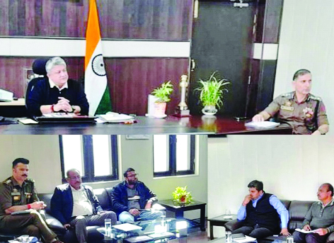 DC reviews security at key infrastructure projects in Reasi