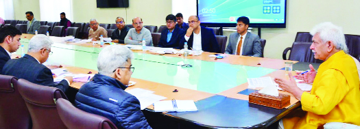 LG Manoj Sinha reviews progress of Transit Accommodations for PM Package Employees