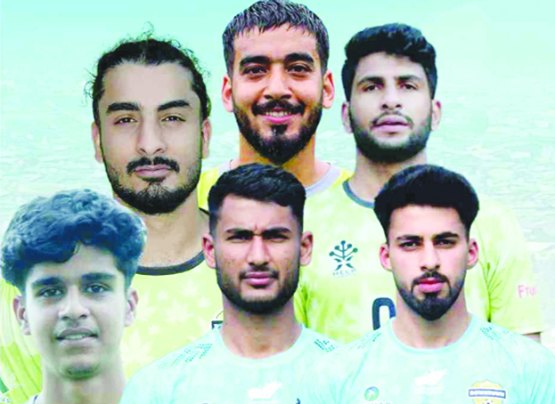 Downtown Heroes FC Players to Represent Jammu Kashmir in Santosh Trophy