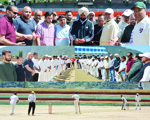 SDH Bhaderwah drubs DHS Doda team in Dr Tariq Masood memorial Cricket match
