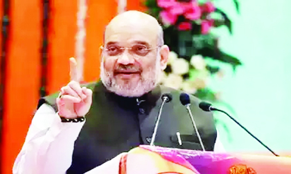 Shah to address three BJP poll rallies today