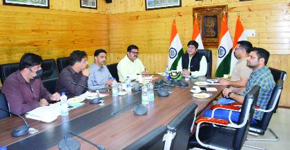 Jatin Kishore reviews  arrangements for Shri Amarnath Yatra and implementation  of J&K Film Policy 2024