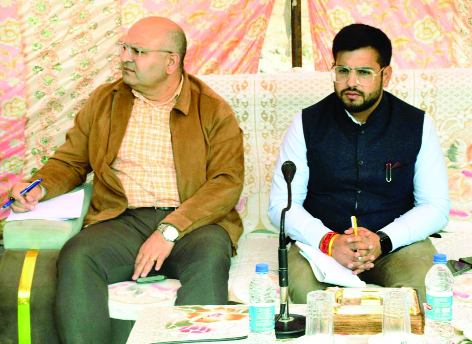 DC Rajouri address public  grievances at village Dhangri