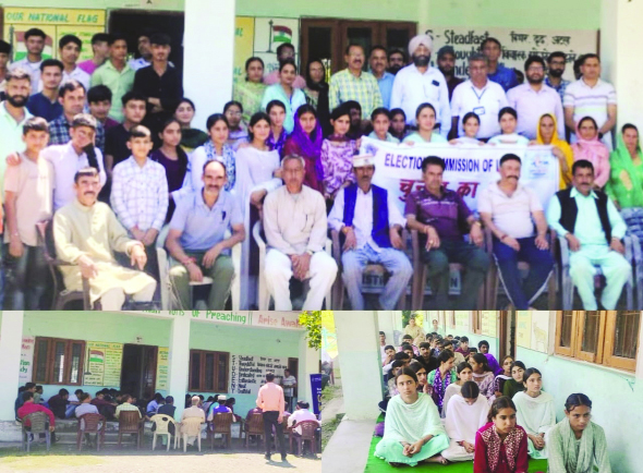 District Ramban amplifies voter awareness through SVEEP  initiatives across district