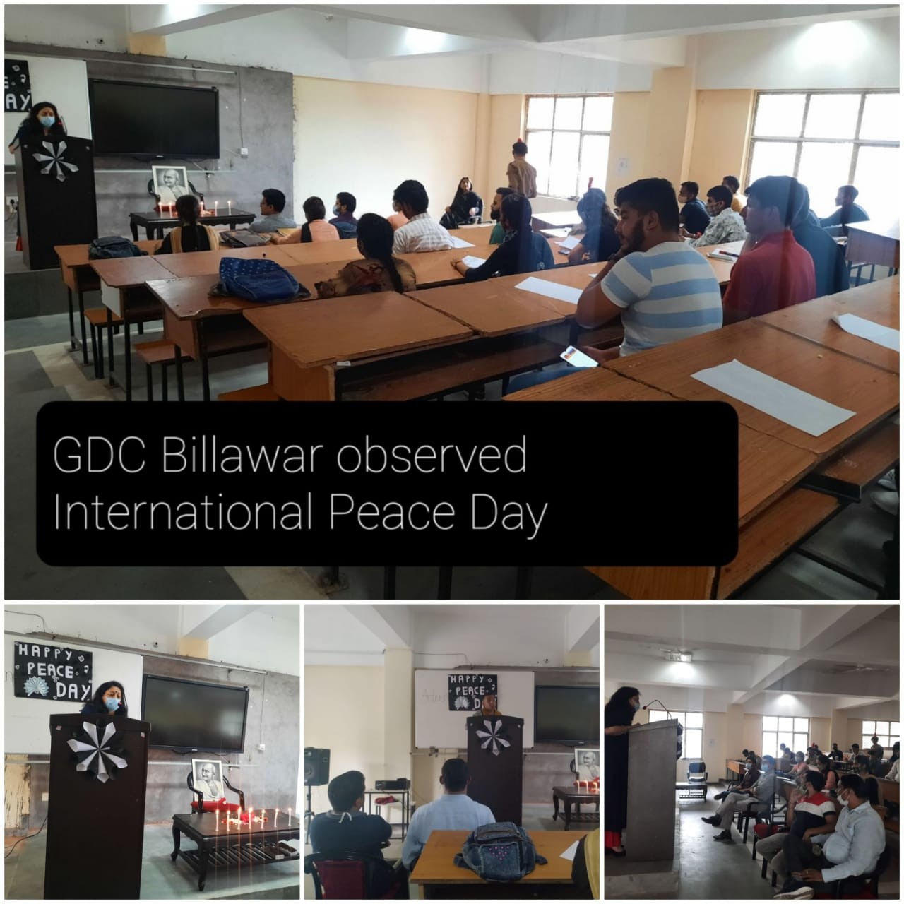 GDC Billawar observed International Peace Day
