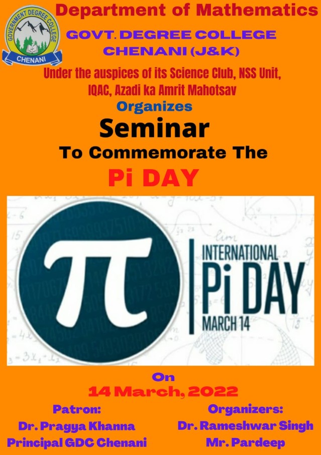 Seminar on Pi Day