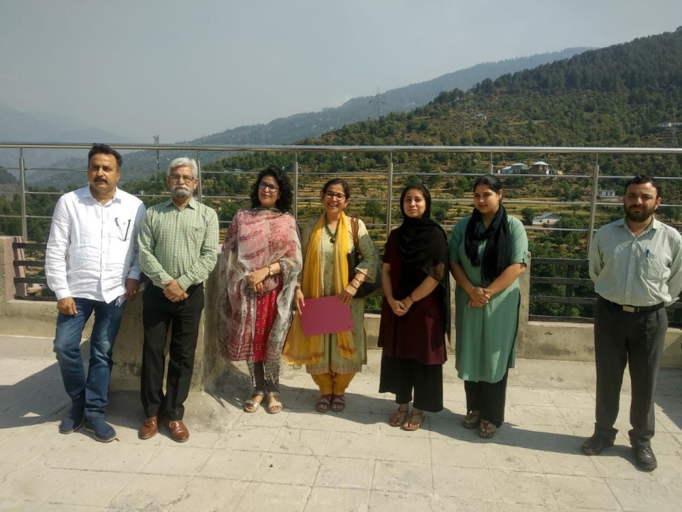 Visit of Inspection Team, College Development Council, University of Jammu at Govt. Degree College, Chenani 