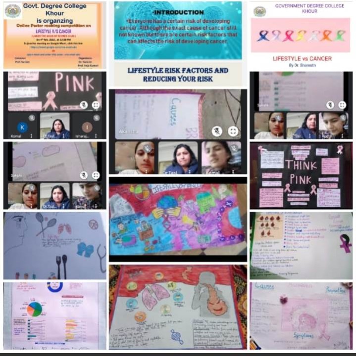 GDC Khour organizes poster making competition on World Cancer Day