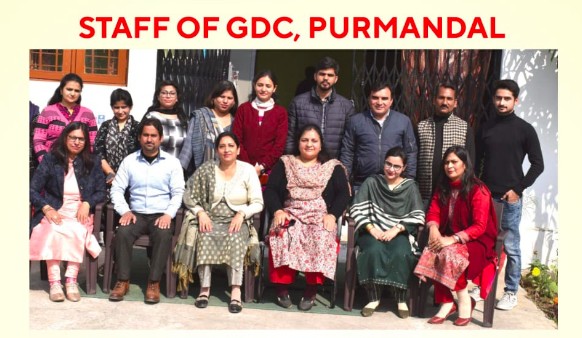 Staff Of Govt. Degree College , Purmandal