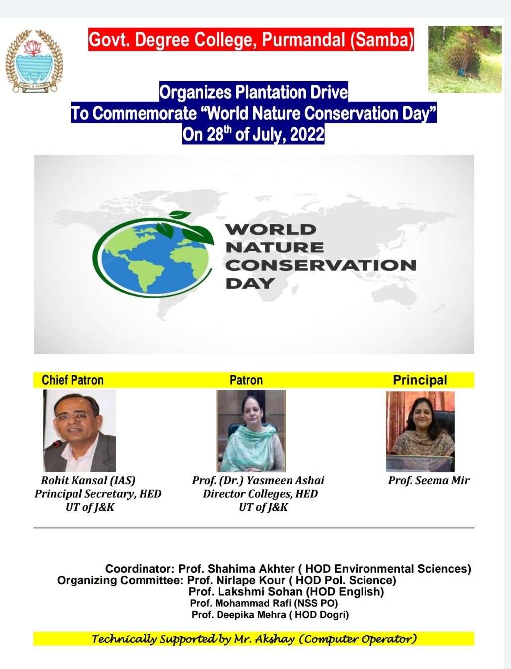 World Nature Conservation Day 2022