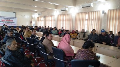 Maiden Parents Teacher organized at GDC Udhampur